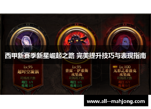 西甲新赛季新星崛起之路 完美提升技巧与表现指南